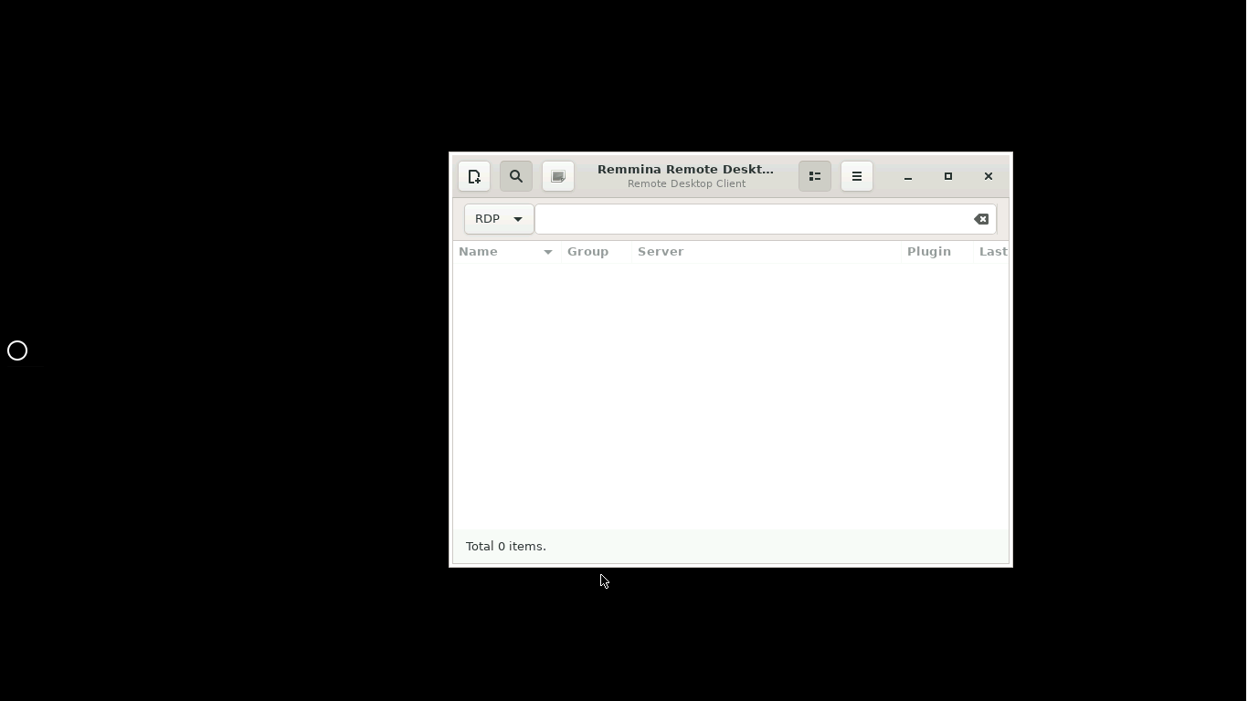 Remmina Screenshot